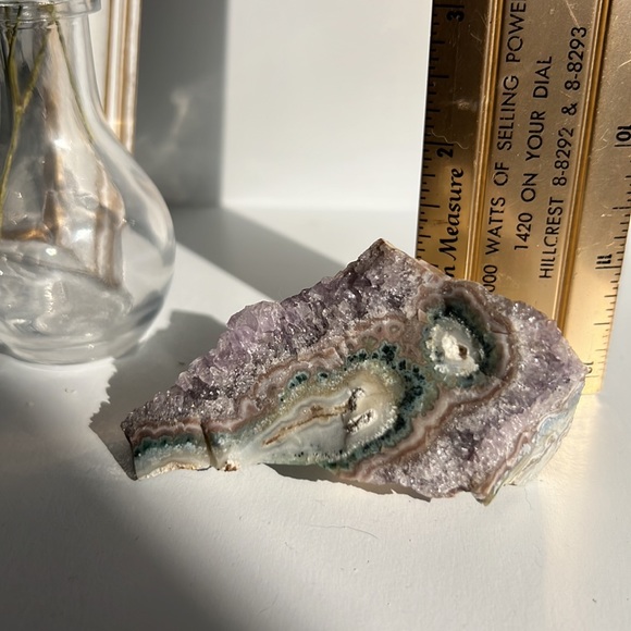 Amethyst Stalactite Uruguay Crystal Crystalline Structure Raw Mineral - Picture 12 of 12